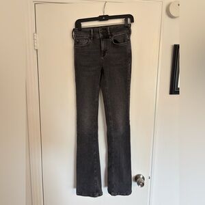 We The Free black/grey straight leg jeans